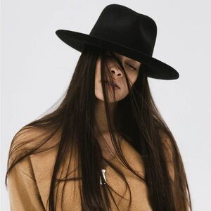 Gigi Pip Zephyr Rancher Felt Hat | Black